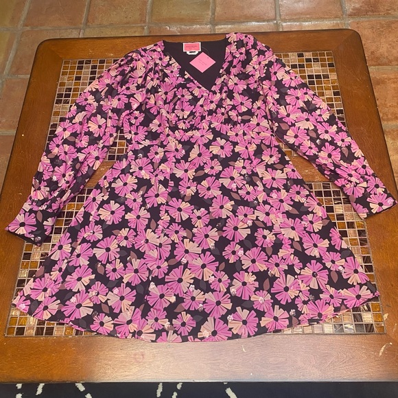 Kate Spade WallFlower Chiffon Dress - Picture 2 of 12